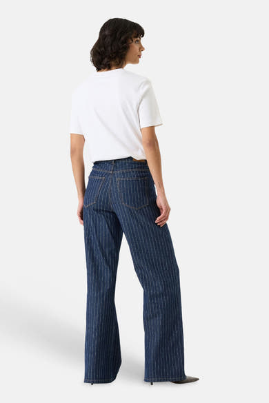 Jeans wide mid blue denim - GARCIA