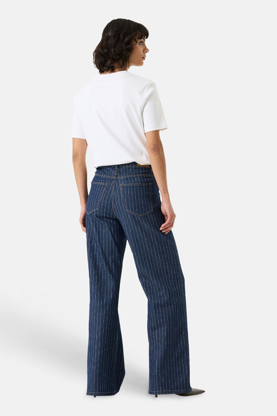 Jeans wide mid blue denim - GARCIA