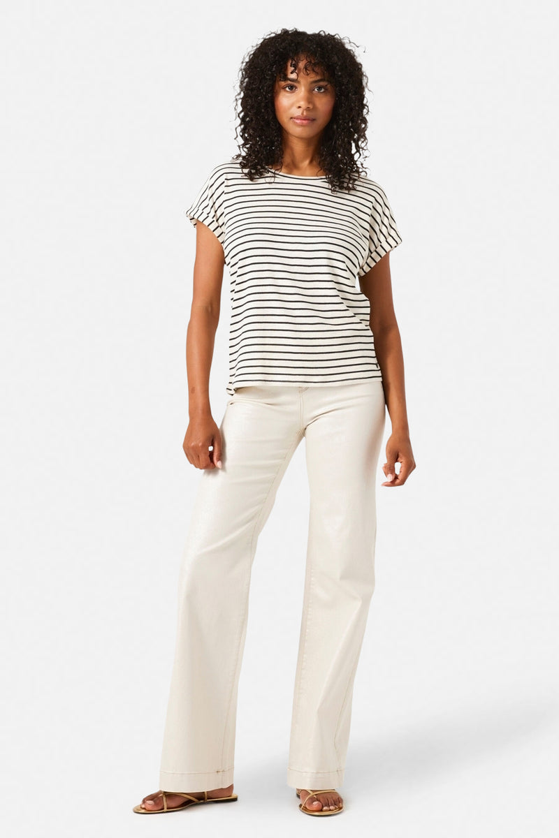 Jeans wide off white denim - GARCIA