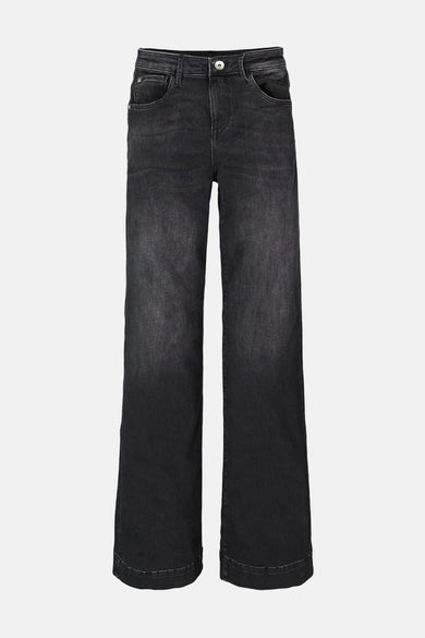 CELIA WIDE - black denim