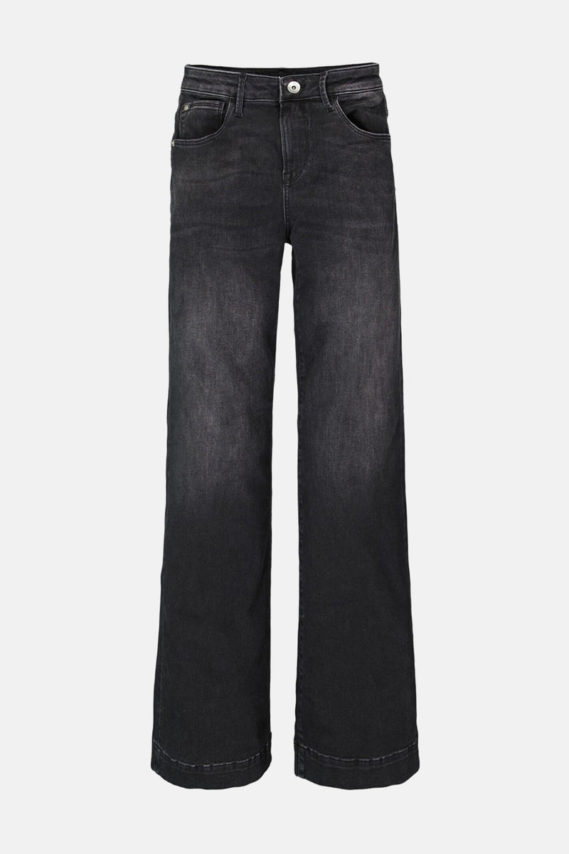 CELIA WIDE - black denim