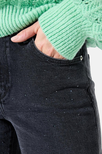 Jean large black denim - GARCIA - GARCIA - 4