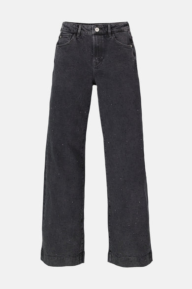 Jean large black denim - GARCIA - GARCIA - 4