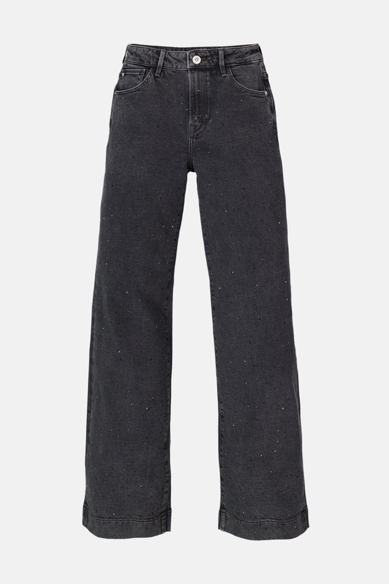 Jean large black denim - GARCIA - GARCIA - 4