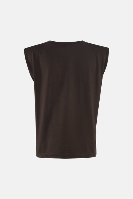 T-shirt met korte mouwen - bruin