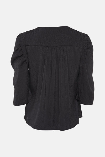 Blouse (lange mouwen) Zwart - Morgan de Toi