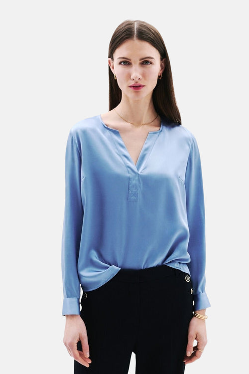 Chemisier (manches longues) Bleu - CAROLL