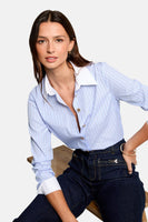 Hemd met lange mouwen - blauw