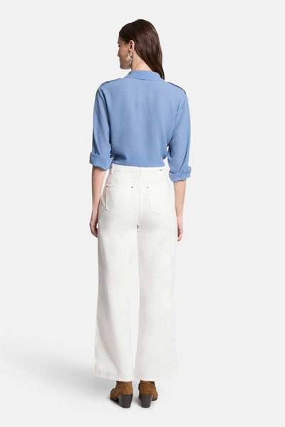 Blouse (lange mouwen) Blauw - Morgan de Toi