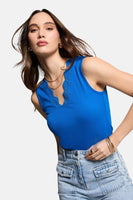 Top (sans manches) Bleu - Morgan de Toi