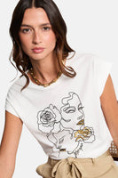 T-shirt à manches courtes - blanc