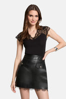 Top - zwart