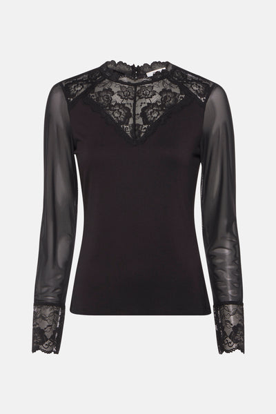 Top uni manches courtes Noir - Morgan de Toi