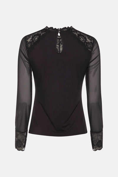 Top uni manches courtes Noir - Morgan de Toi