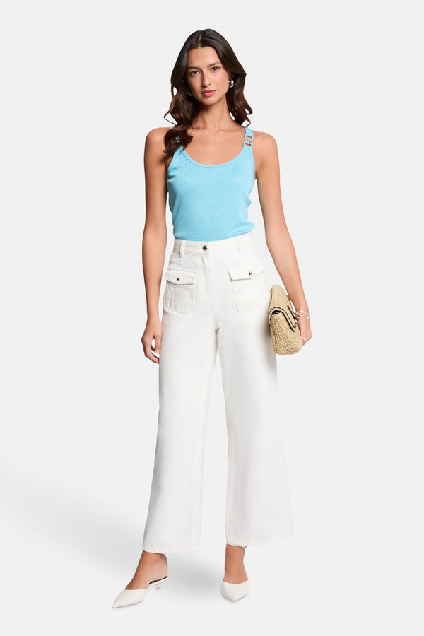 Top (sans manches) Bleu - Morgan de Toi