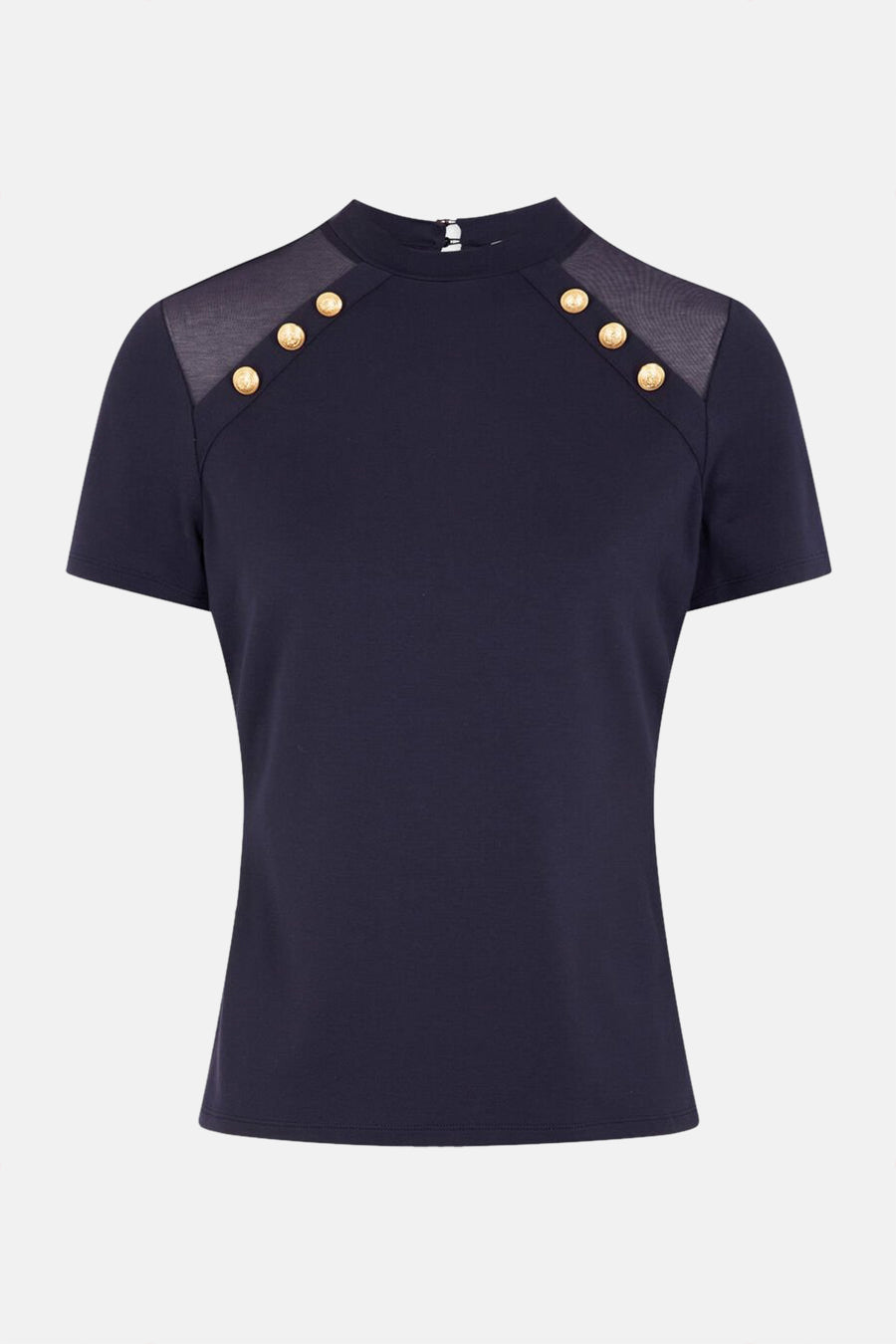 Top uni manches courtes Bleu - Morgan de Toi