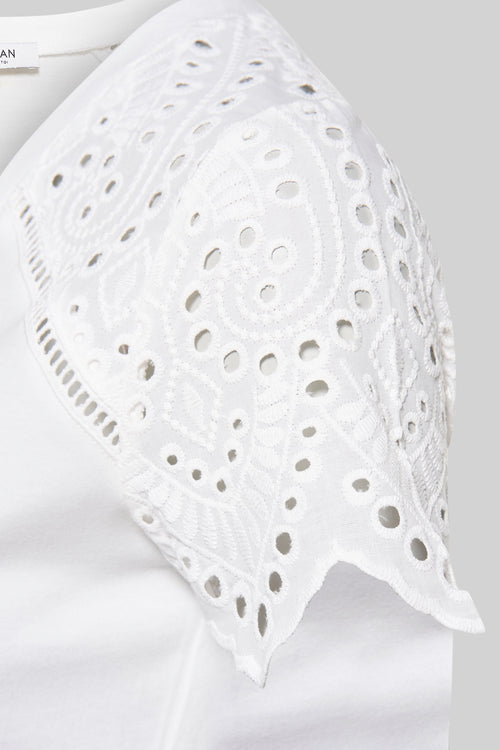Top uni manches courtes Blanc - Morgan de Toi