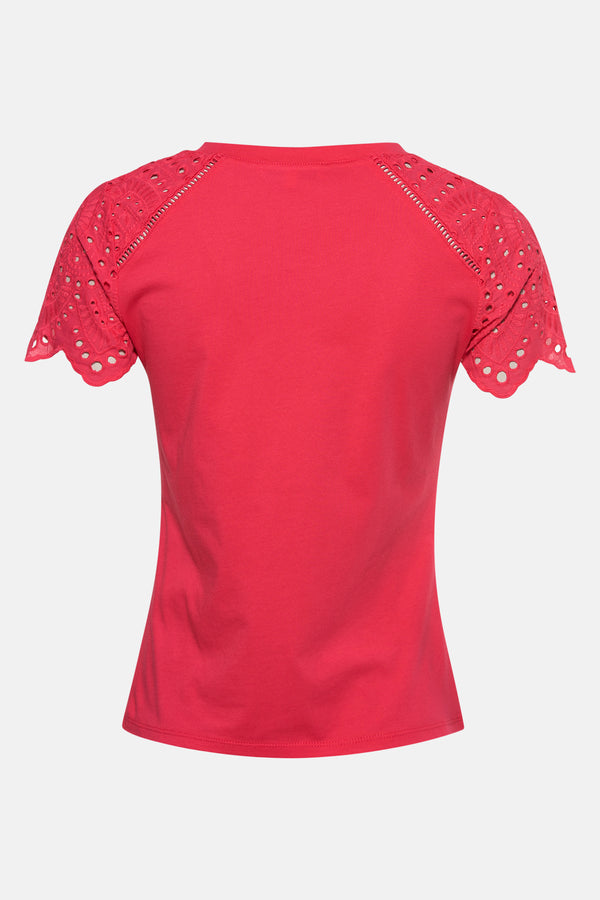 Top uni manches courtes Rose - Morgan de Toi