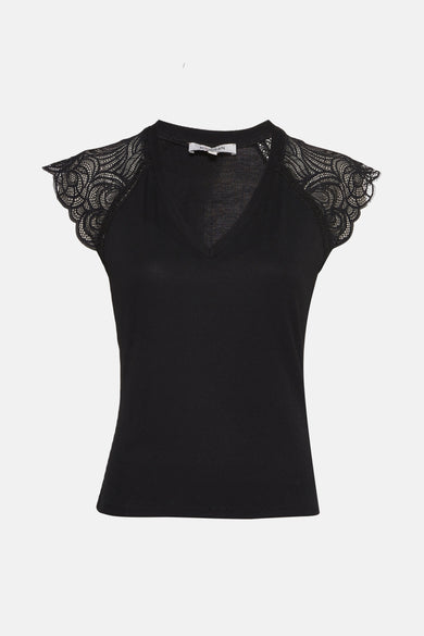 Top uni manches courtes Noir - Morgan de Toi