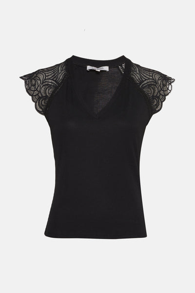 Top (korte mouwen) Zwart - Morgan de Toi