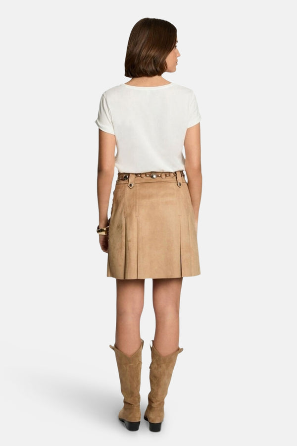 Top uni manches courtes Blanc - Morgan de Toi