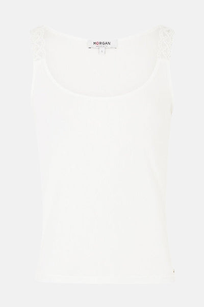 Top (bandes fines) Blanc - Morgan de Toi