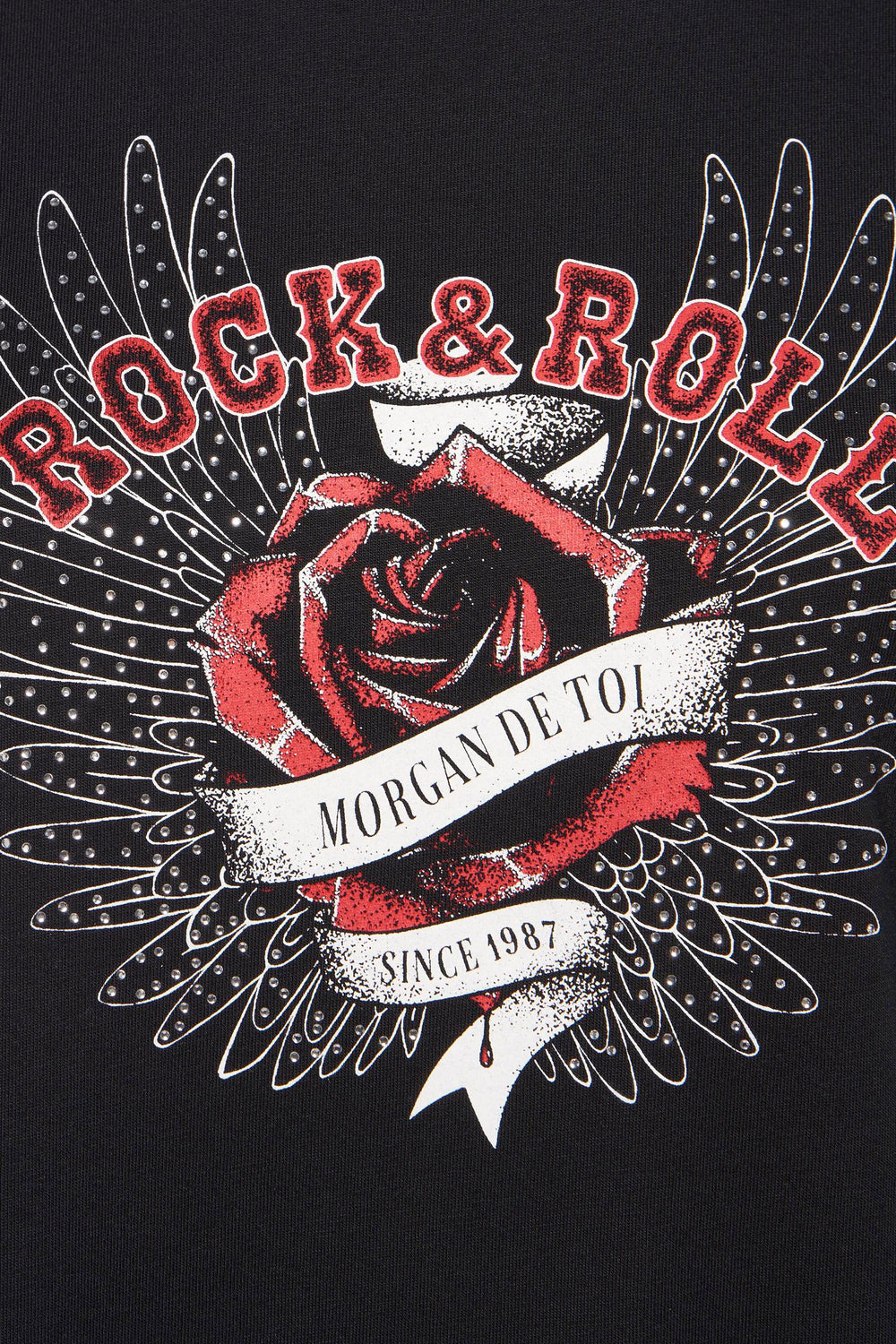 T-shirt (manches courtes) Noir - Morgan de Toi