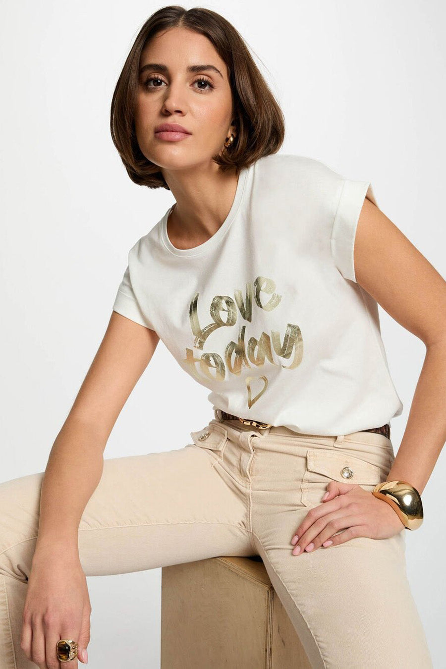 T-shirt (manches courtes) Blanc - Morgan de Toi