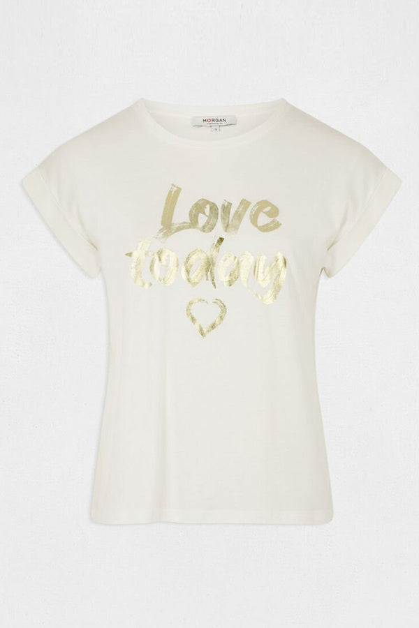 T-shirt (manches courtes) Blanc - Morgan de Toi
