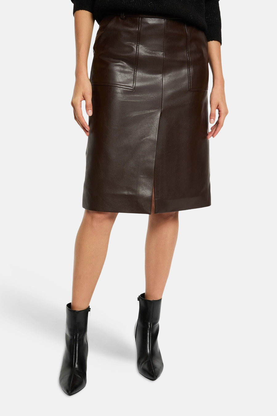 Dames tops rok casual brun - Morgan de Toi