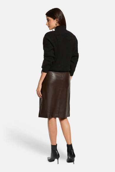 Dames tops rok casual brun - Morgan de Toi