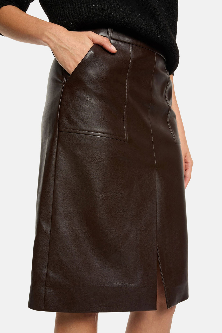 Dames tops rok casual brun - Morgan de Toi