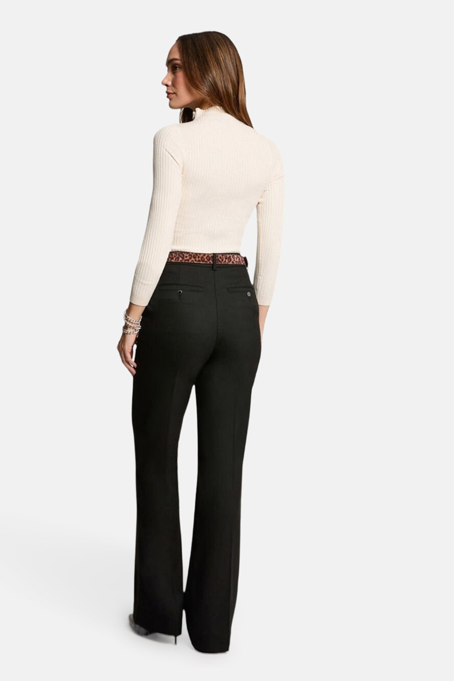 Pull col montant Beige - Morgan de Toi