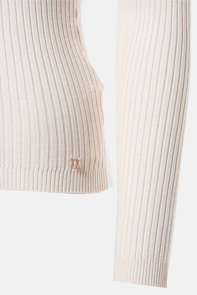 Pull col montant Beige - Morgan de Toi