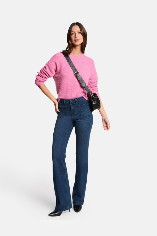 Pull col rond Rose - Morgan de Toi