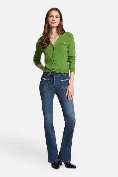 Cardigan Groen - Morgan de Toi