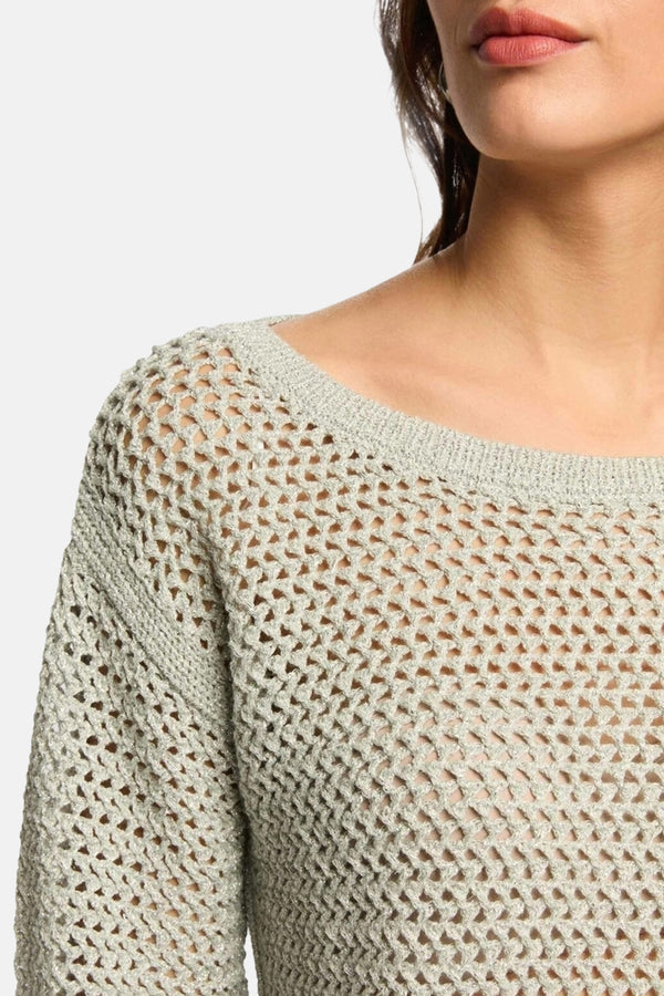 Pull col rond Vert - Morgan de Toi
