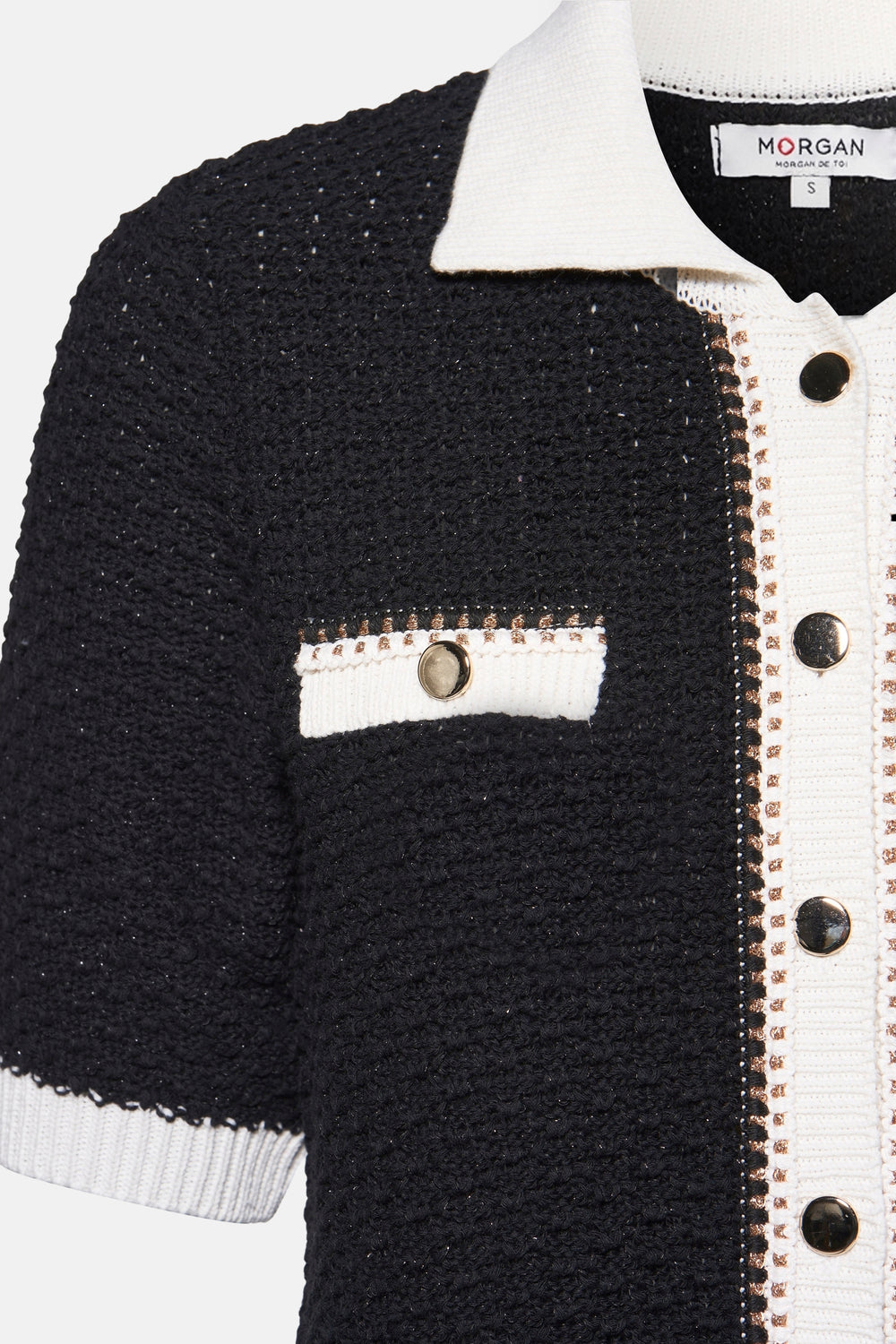 Gilet Noir - Morgan de Toi