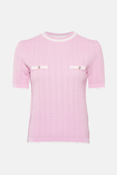 Trui met ronde hals Roze - Morgan de Toi