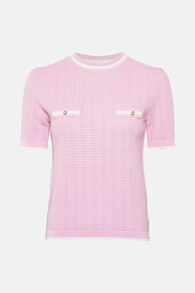 Pull col rond Rose - Morgan de Toi