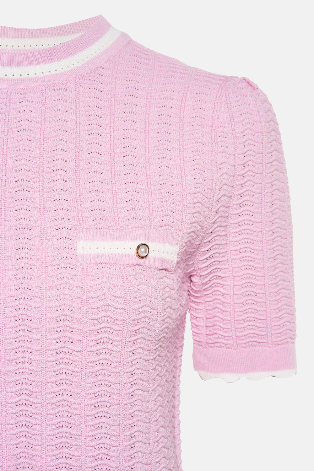 Trui met ronde hals Roze - Morgan de Toi