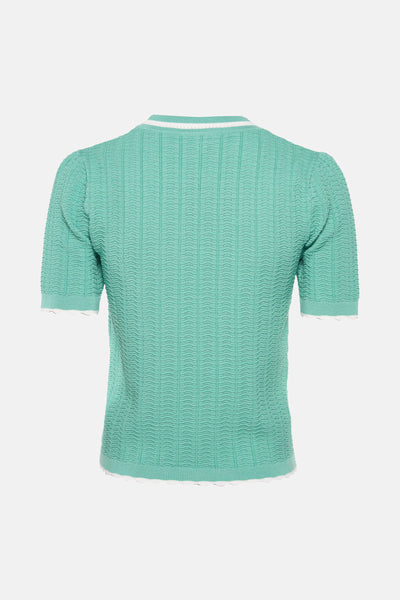 Trui met ronde hals GREEN - Morgan de Toi