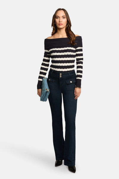 Pull (offshoulder) Bleu - Morgan de Toi