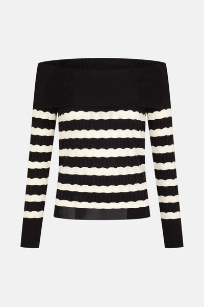 Pull (offshoulder) Bleu - Morgan de Toi