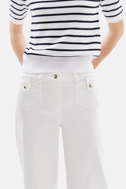 Pantalon coloré - blanc