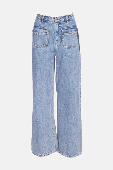 Jean large LIGHT BLUE DENIM - Morgan de Toi