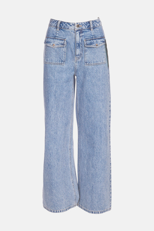 Jean large LIGHT BLUE DENIM - Morgan de Toi