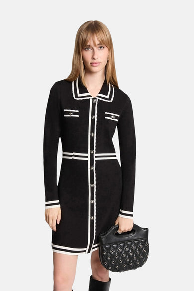 Robe à manches longues - noir