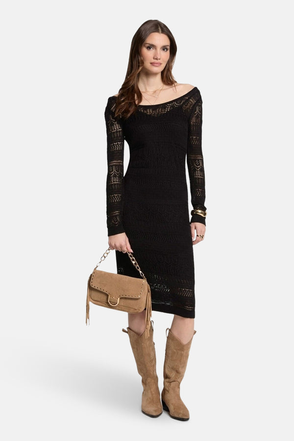 Robe 3/4 Noir - Morgan de Toi