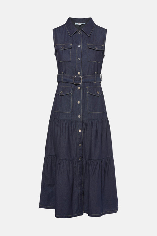 	Dames tops kleed zonder mouw Denim - Morgan de Toi